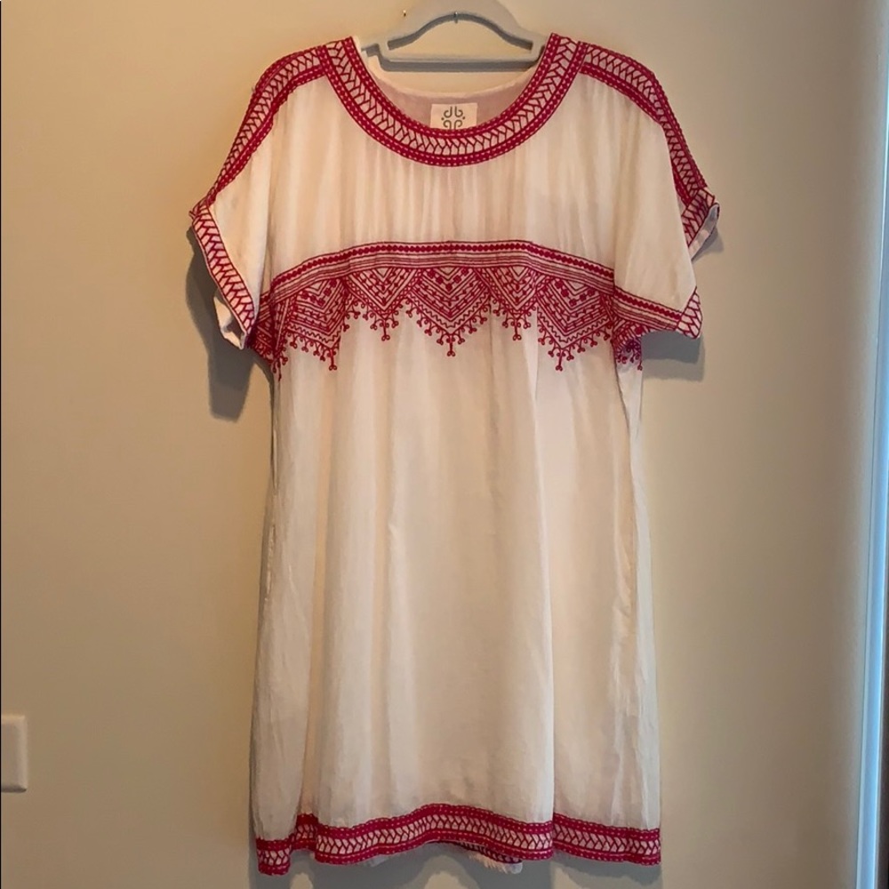 Pomegranate sundress / coverup